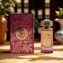 Khair Fusion Paris Corner Women's Luxury Perfume | Long-Lasting Lychee, Blackcurrant & Red Apple Fragrance | Golden Floral Design Bottle, Oriental Fresh Scent | Formaldehyde-Free For Everyday & Special Occasions | 3.4fl.oz/100ml